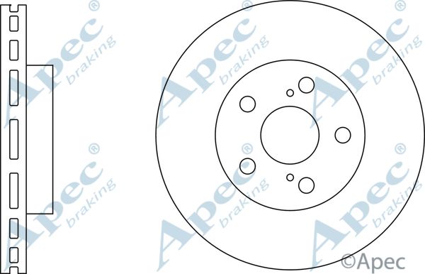 APEC BRAKING Jarrulevy DSK2837